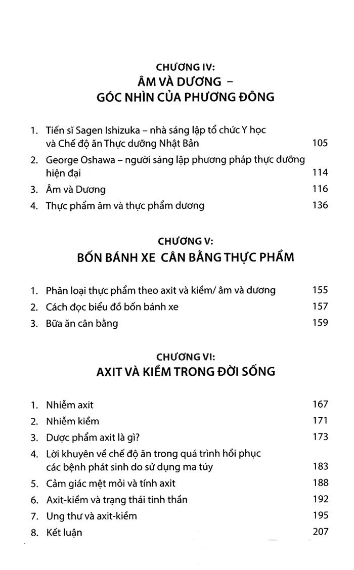 axit và kiềm trong thực dưỡng