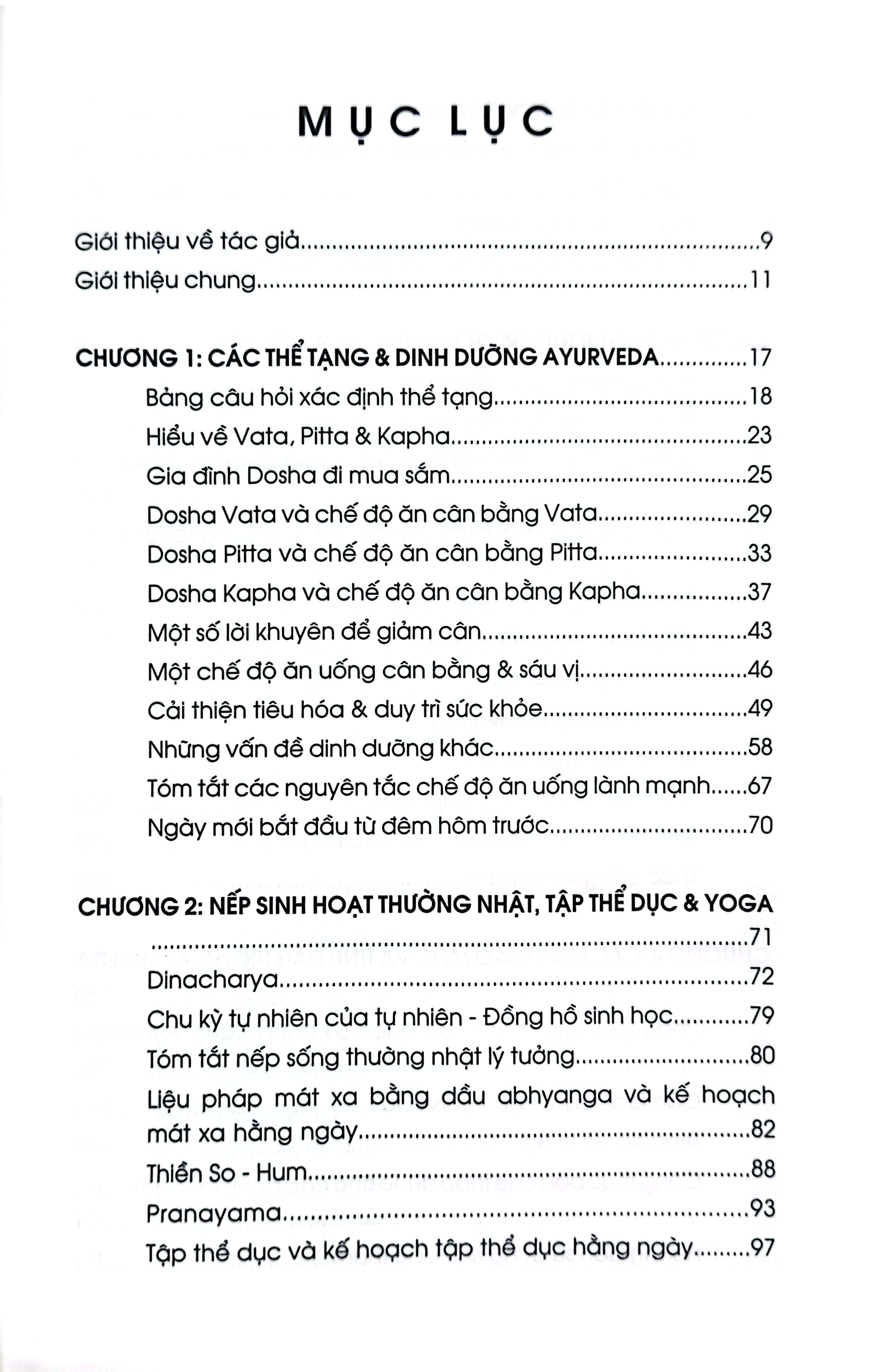 ayurveda - cân bằng thân-tâm-trí - thực hành và khám phá những bí mật y học cổ xưa