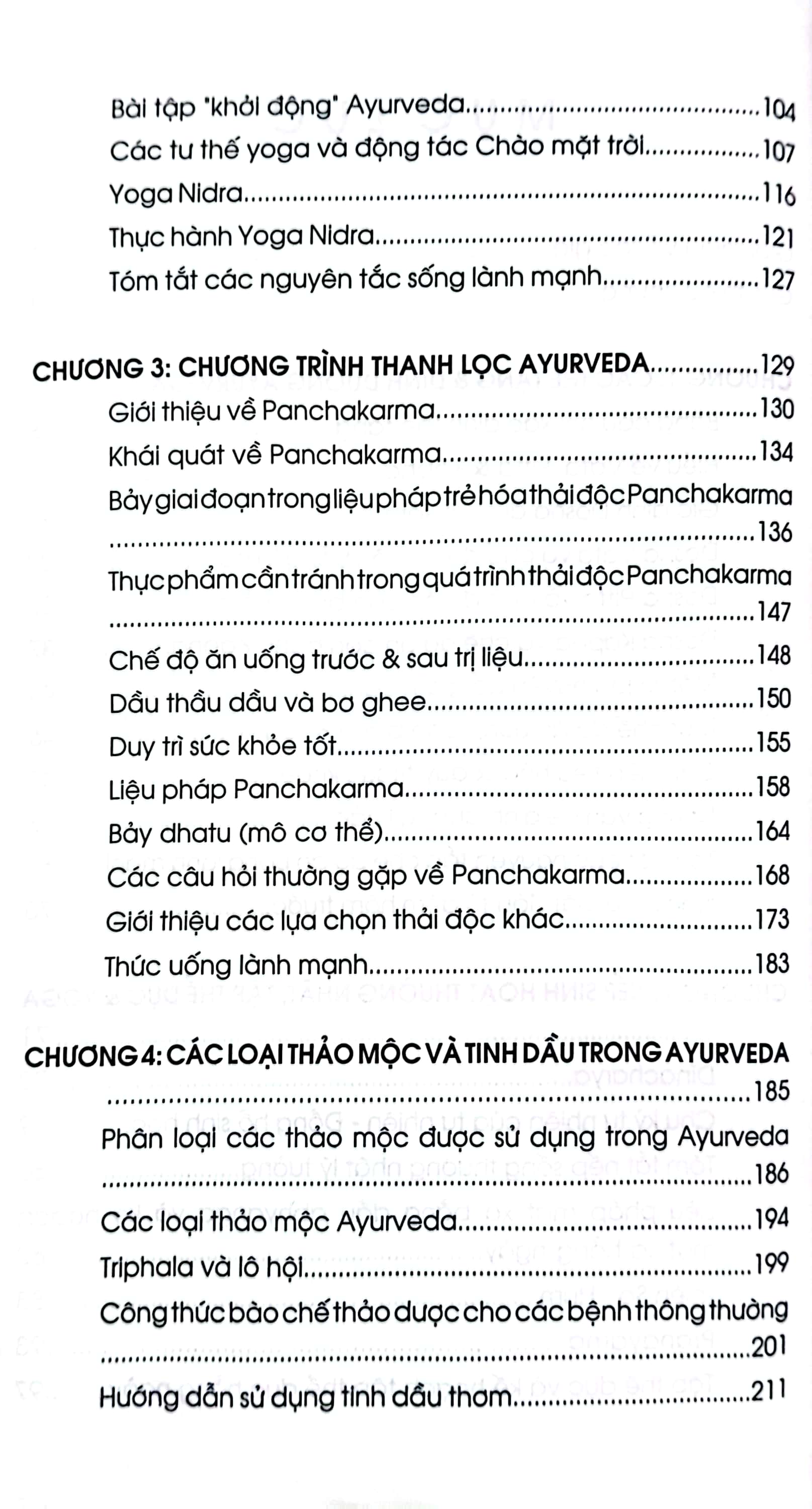 ayurveda - cân bằng thân-tâm-trí - thực hành và khám phá những bí mật y học cổ xưa