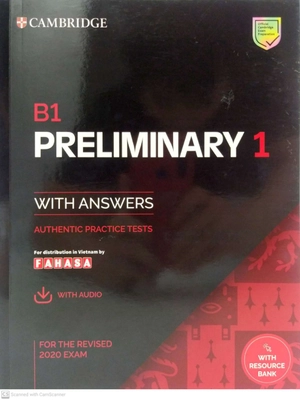 b1 preliminary 1 for the revised 2020 exam student's book with answers with audio with resource bank: authentic practice tests (pet practice tests)