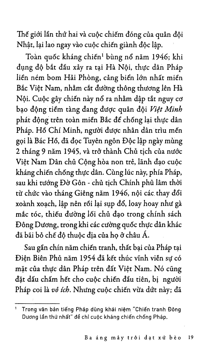 ba áng mây trôi dạt xứ bèo