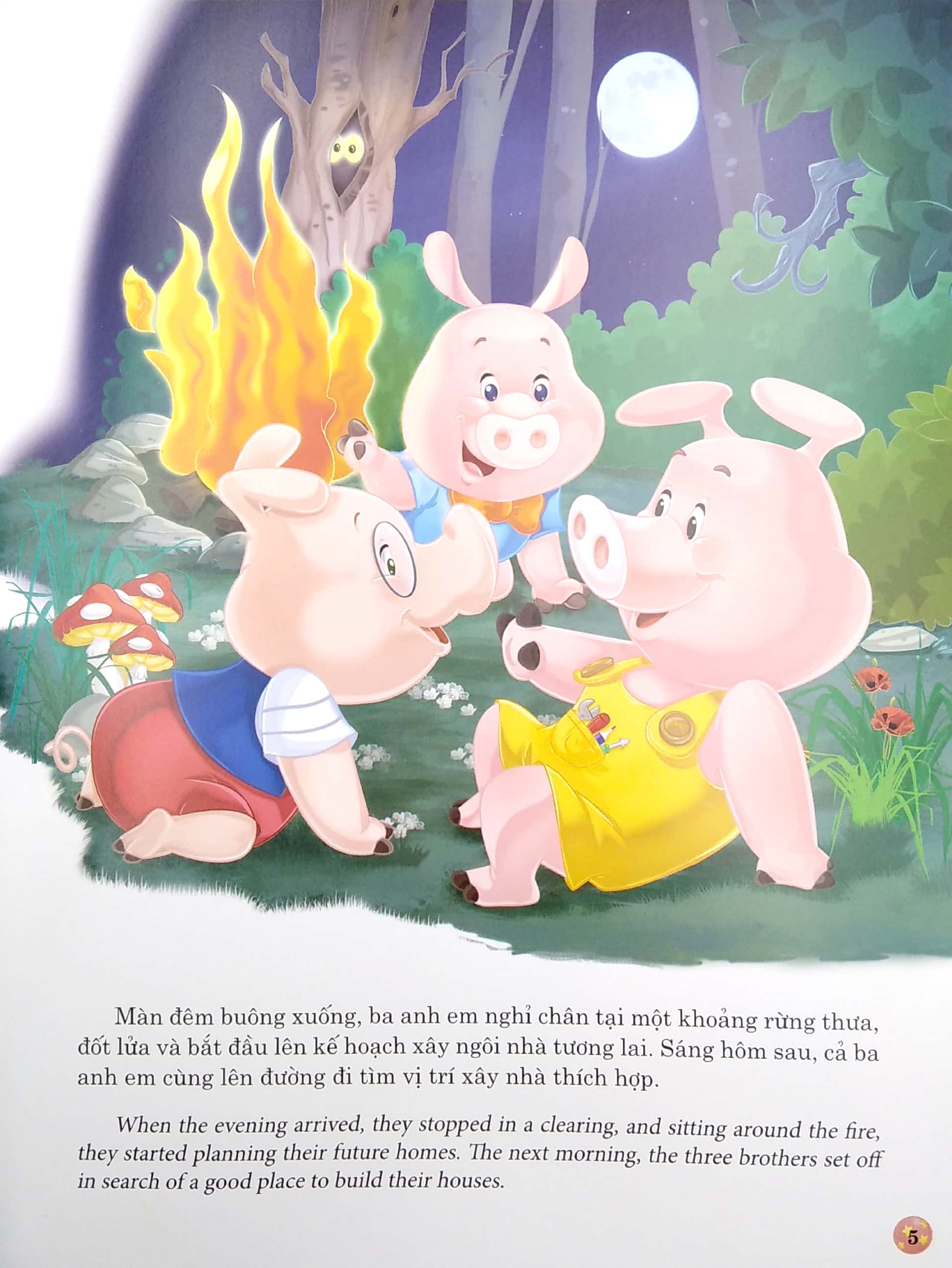 ba chú lợn con - truyện song ngữ anh - việt