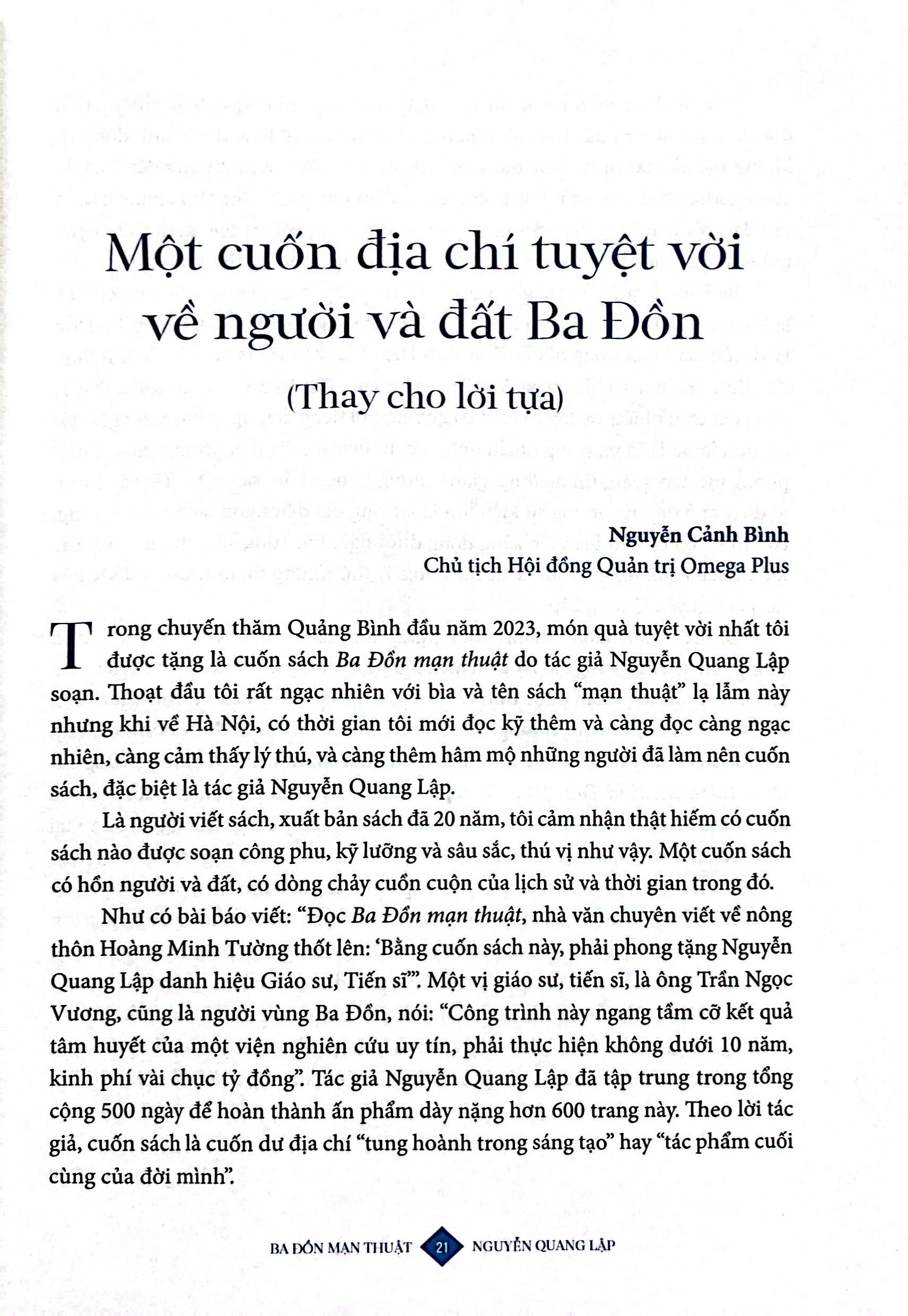 ba đồn mạn thuật