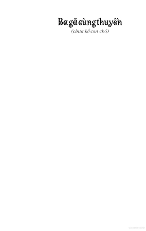 ba gã cùng thuyền (chưa kể con chó)