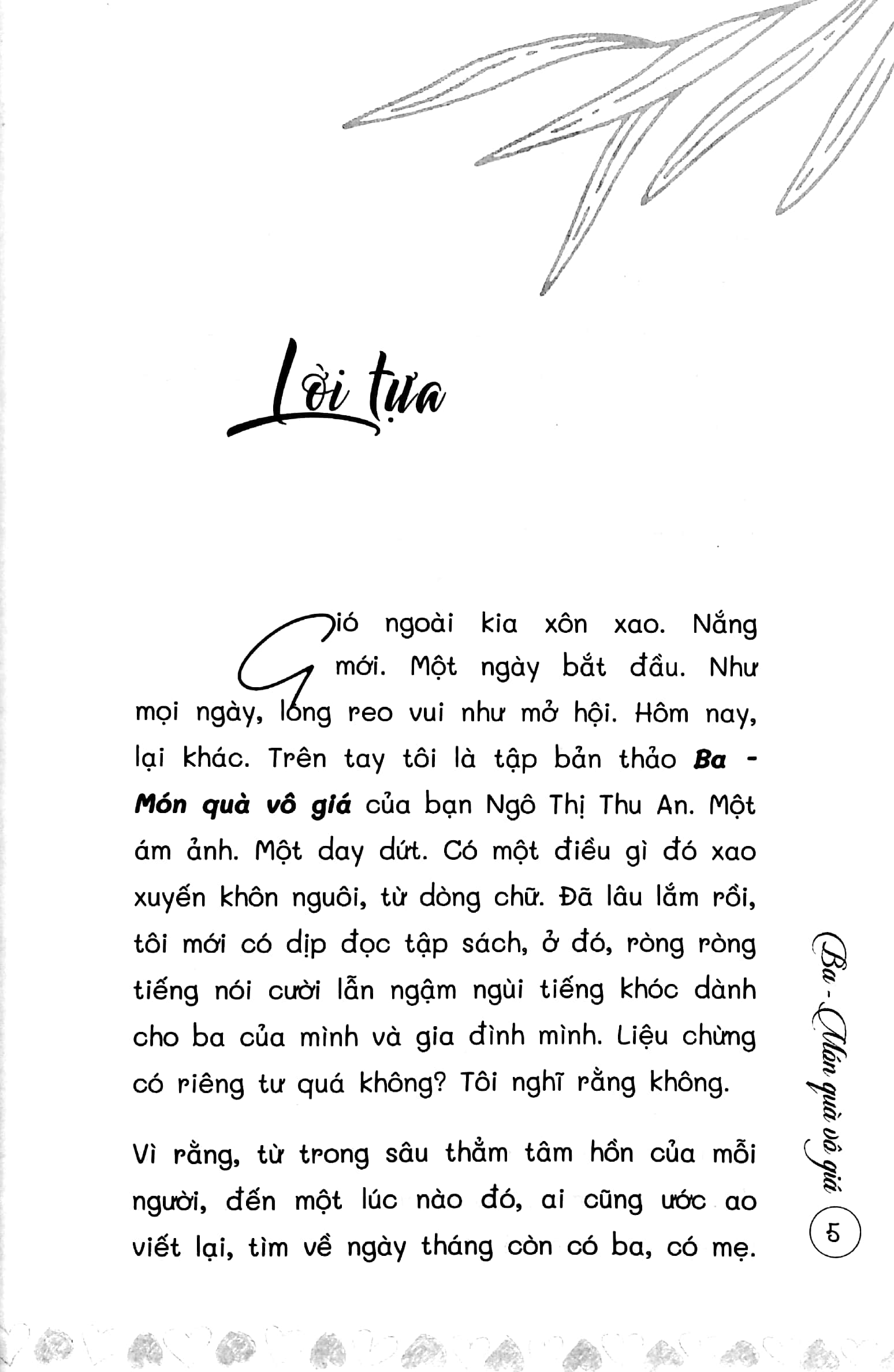 ba món quà vô giá