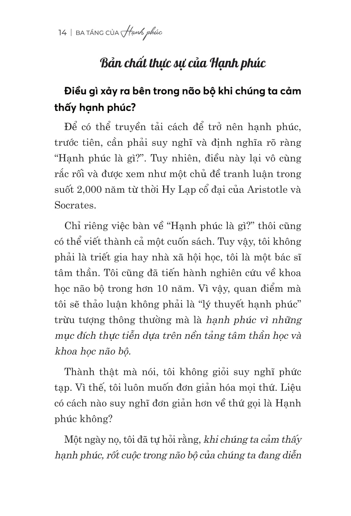 Ba Tang Cua Hanh Phuc - Giai Ma Duoi Goc Nhin Khoa Hoc