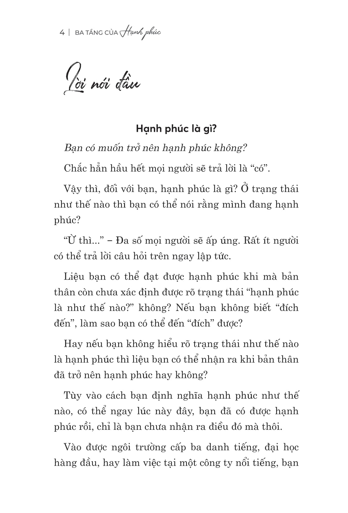 Ba Tang Cua Hanh Phuc - Giai Ma Duoi Goc Nhin Khoa Hoc