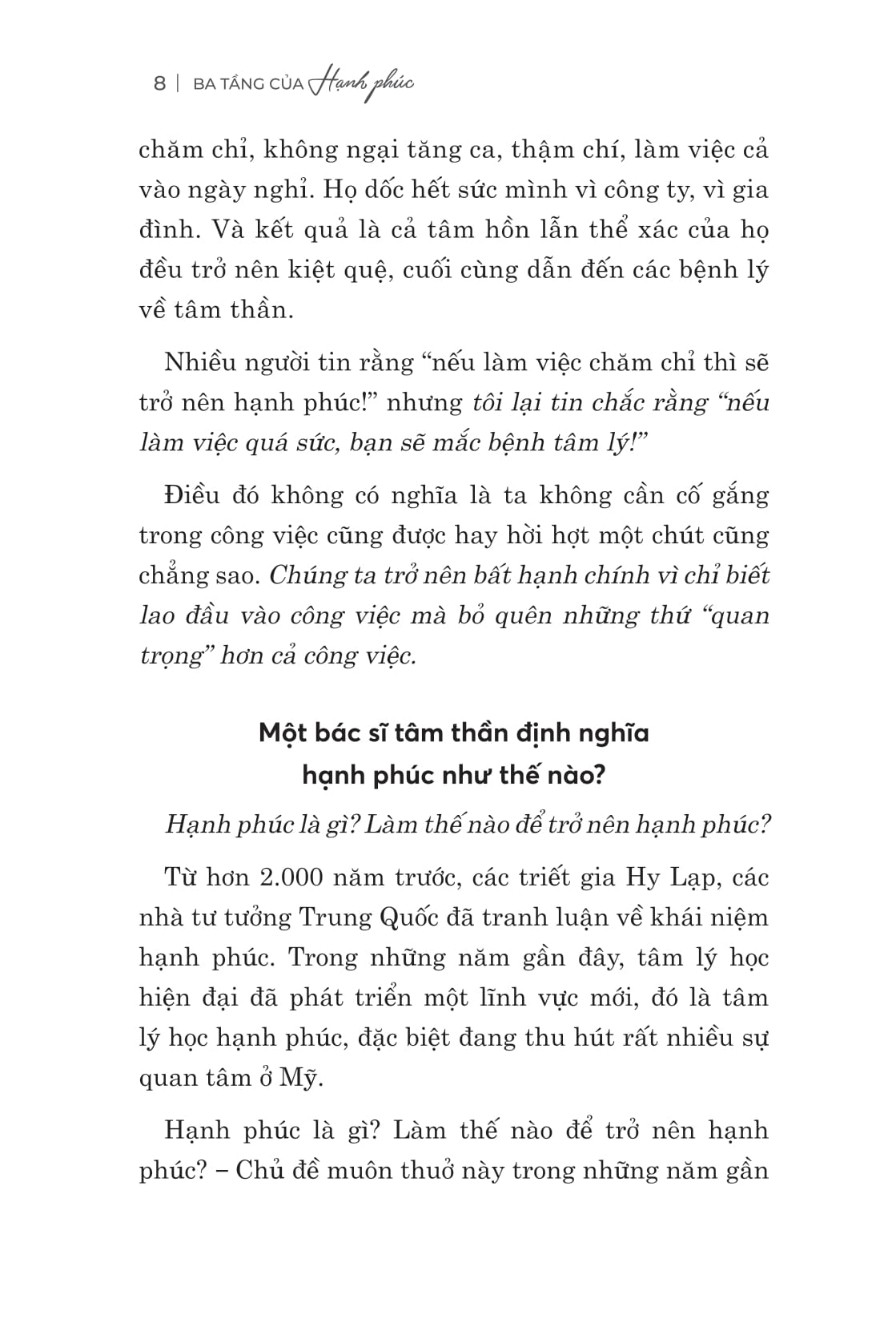 Ba Tang Cua Hanh Phuc - Giai Ma Duoi Goc Nhin Khoa Hoc