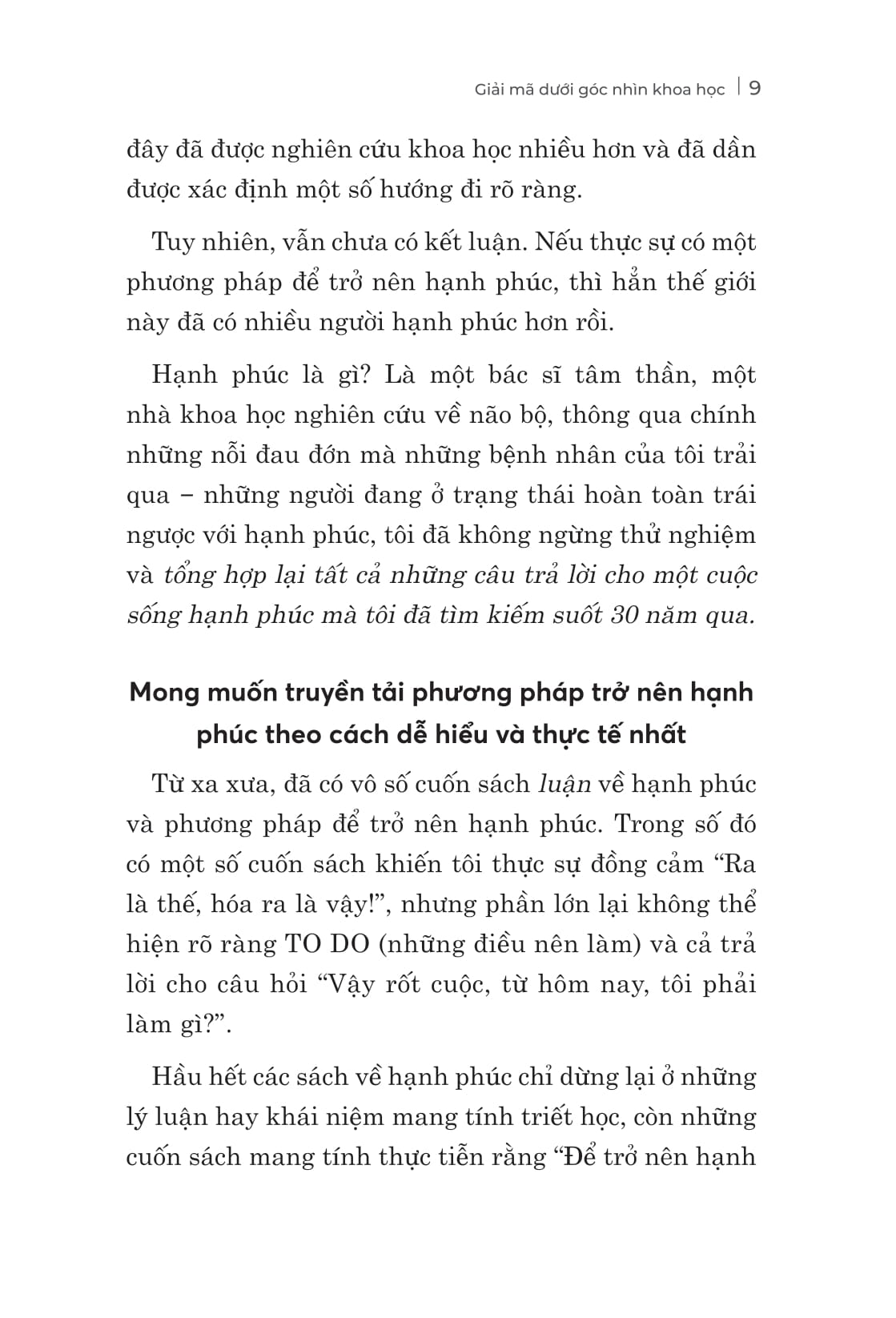 Ba Tang Cua Hanh Phuc - Giai Ma Duoi Goc Nhin Khoa Hoc