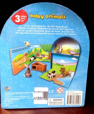 baby animals mini busy book