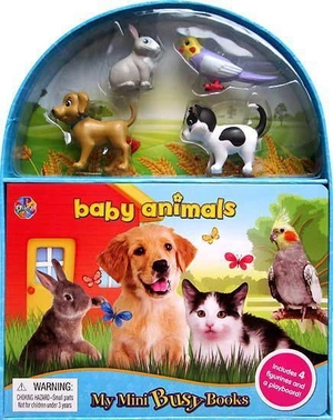 baby animals mini busy book