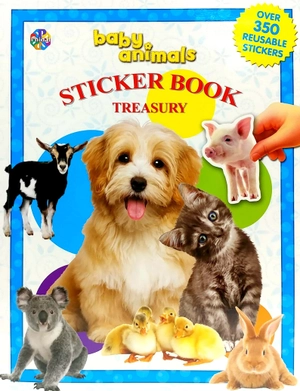 baby animals sticker book treasury