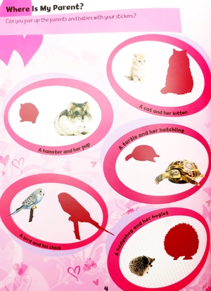 baby animals sticker book treasury