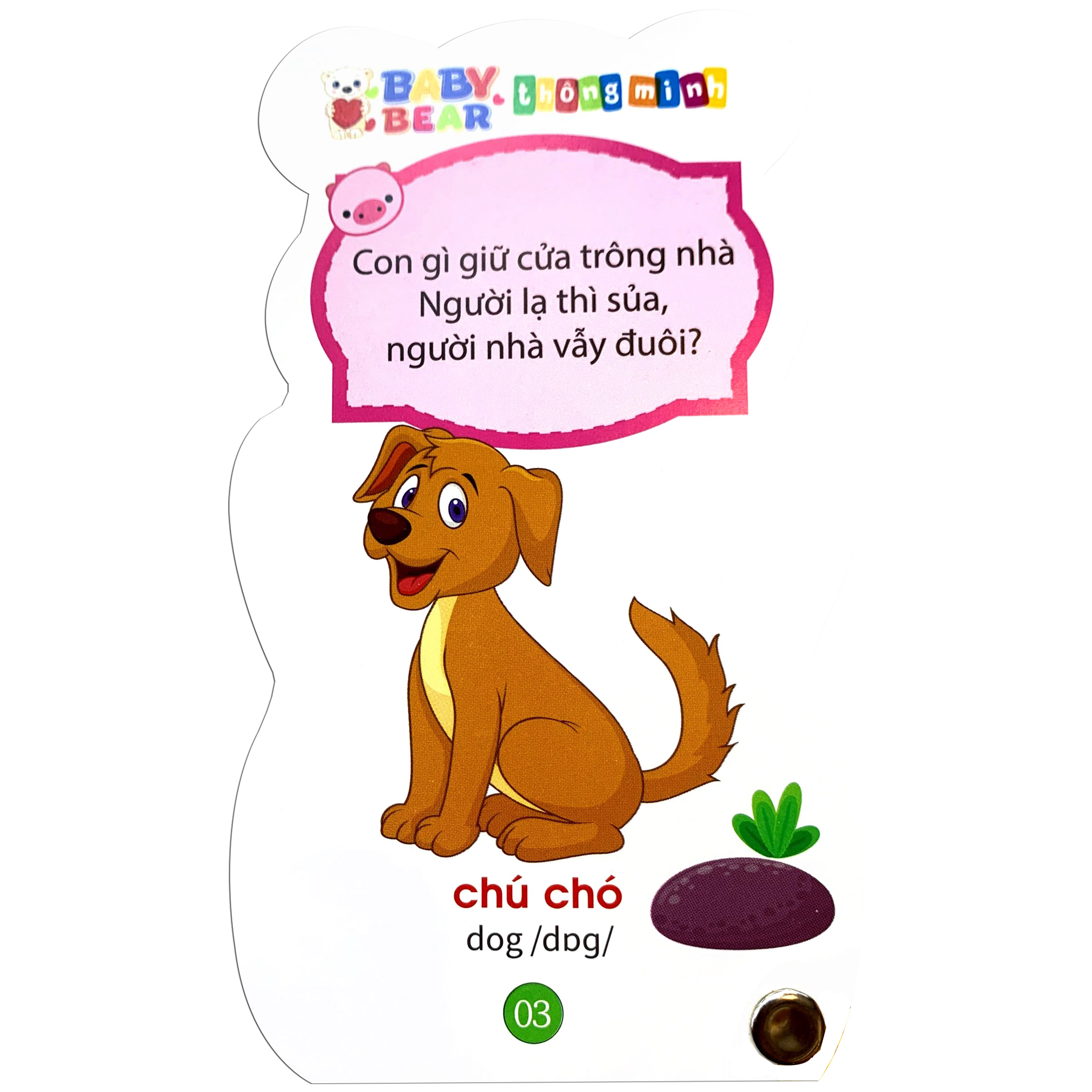 baby bear thông minh dành cho trẻ mầm non - động vật