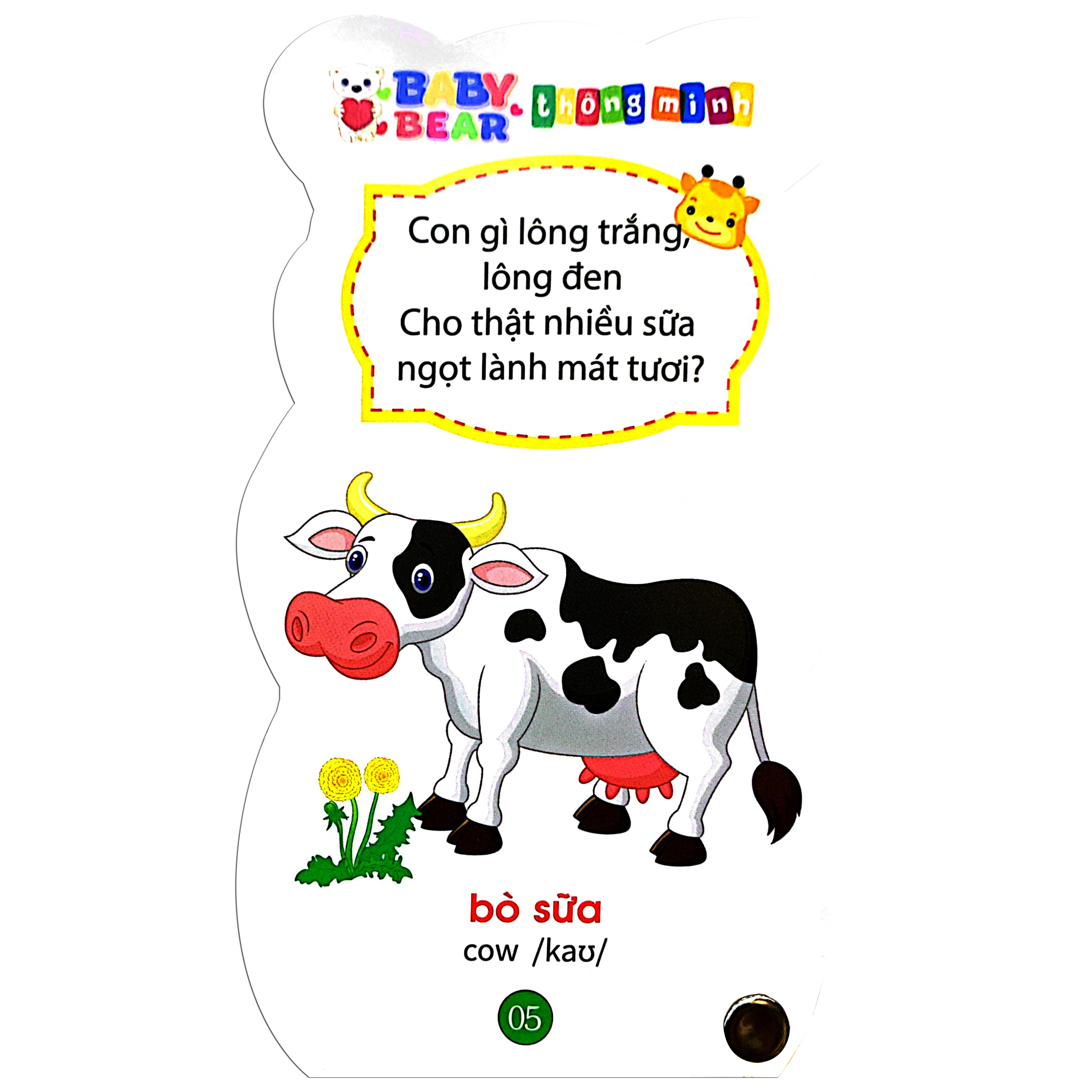 baby bear thông minh dành cho trẻ mầm non - động vật