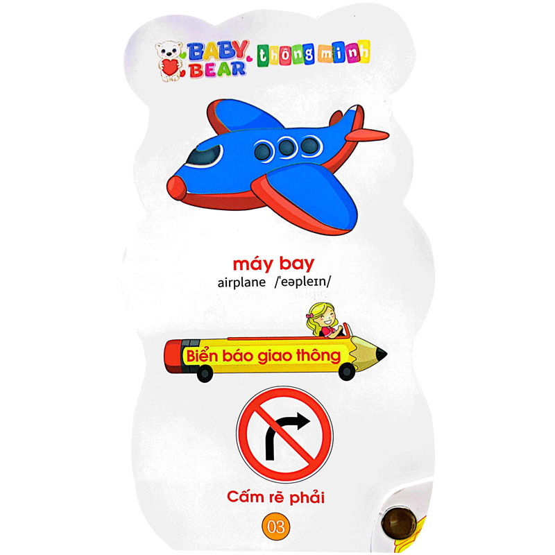 baby bear thông minh dành cho trẻ mầm non - giao thông