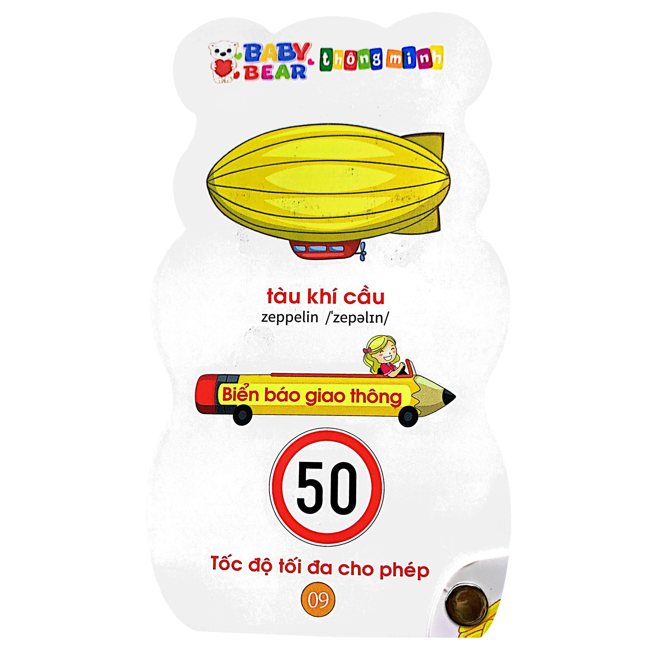 baby bear thông minh dành cho trẻ mầm non - giao thông