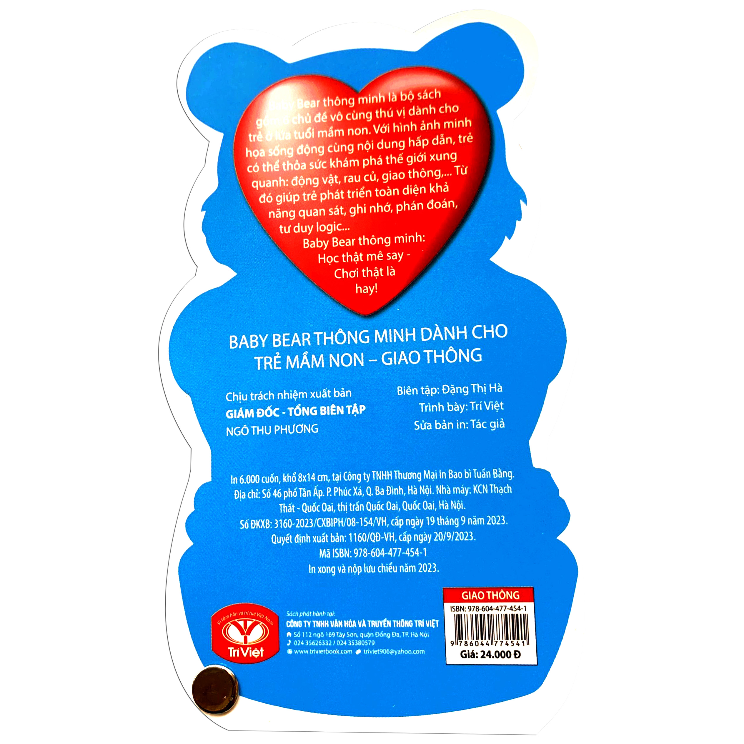 baby bear thông minh dành cho trẻ mầm non - giao thông