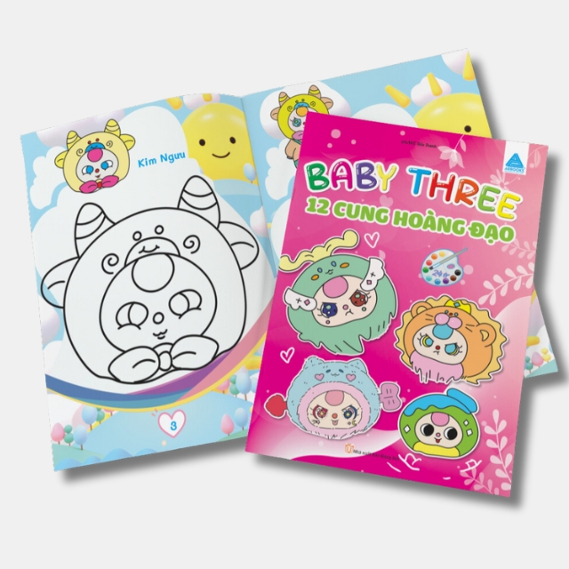 Baby Three Sach To Mau 12 Cung Hoang Dao