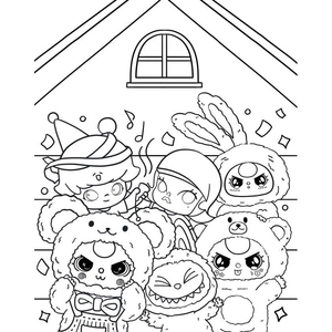 babythree sách tô màu thị trấn