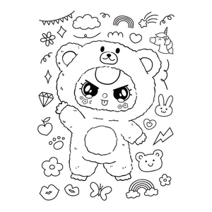 babythree sách tô màu thị trấn