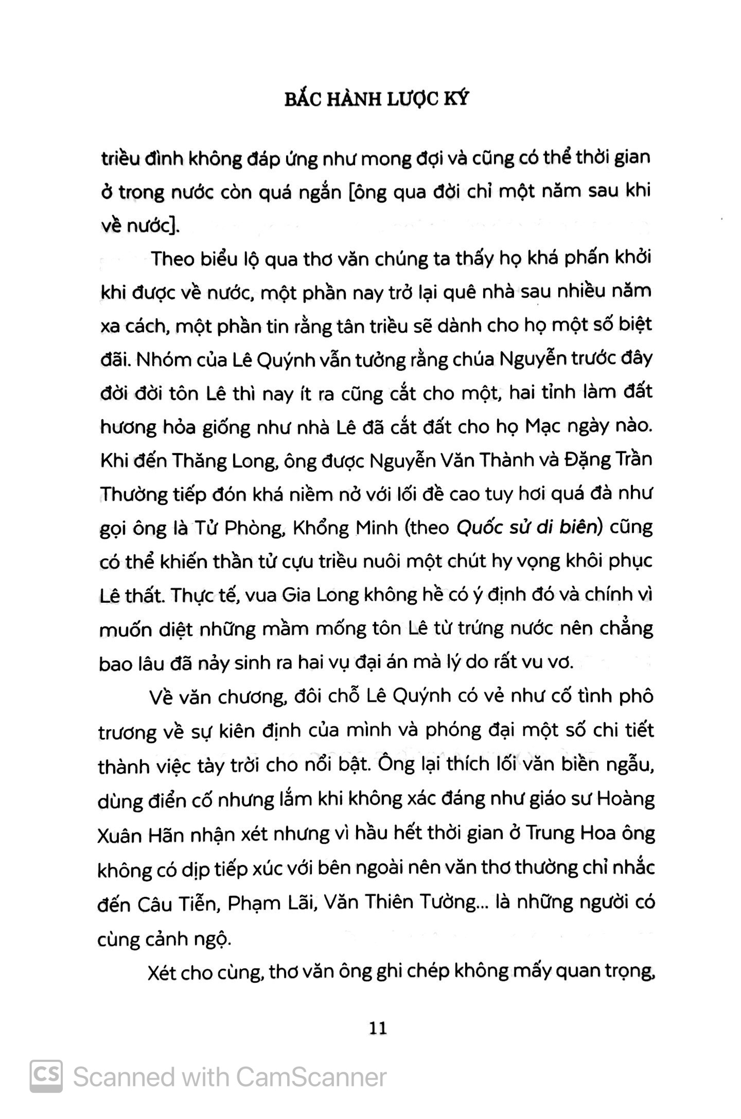 bắc hành lược ký