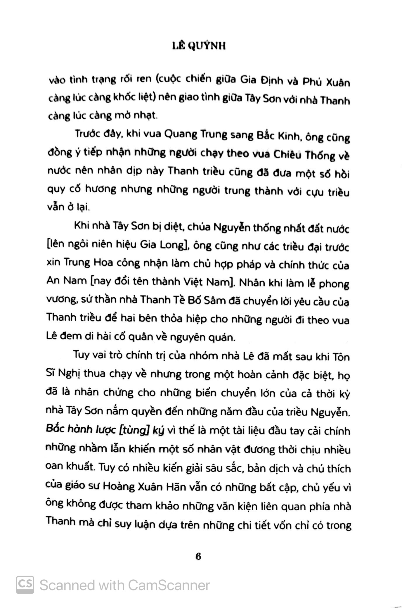 bắc hành lược ký