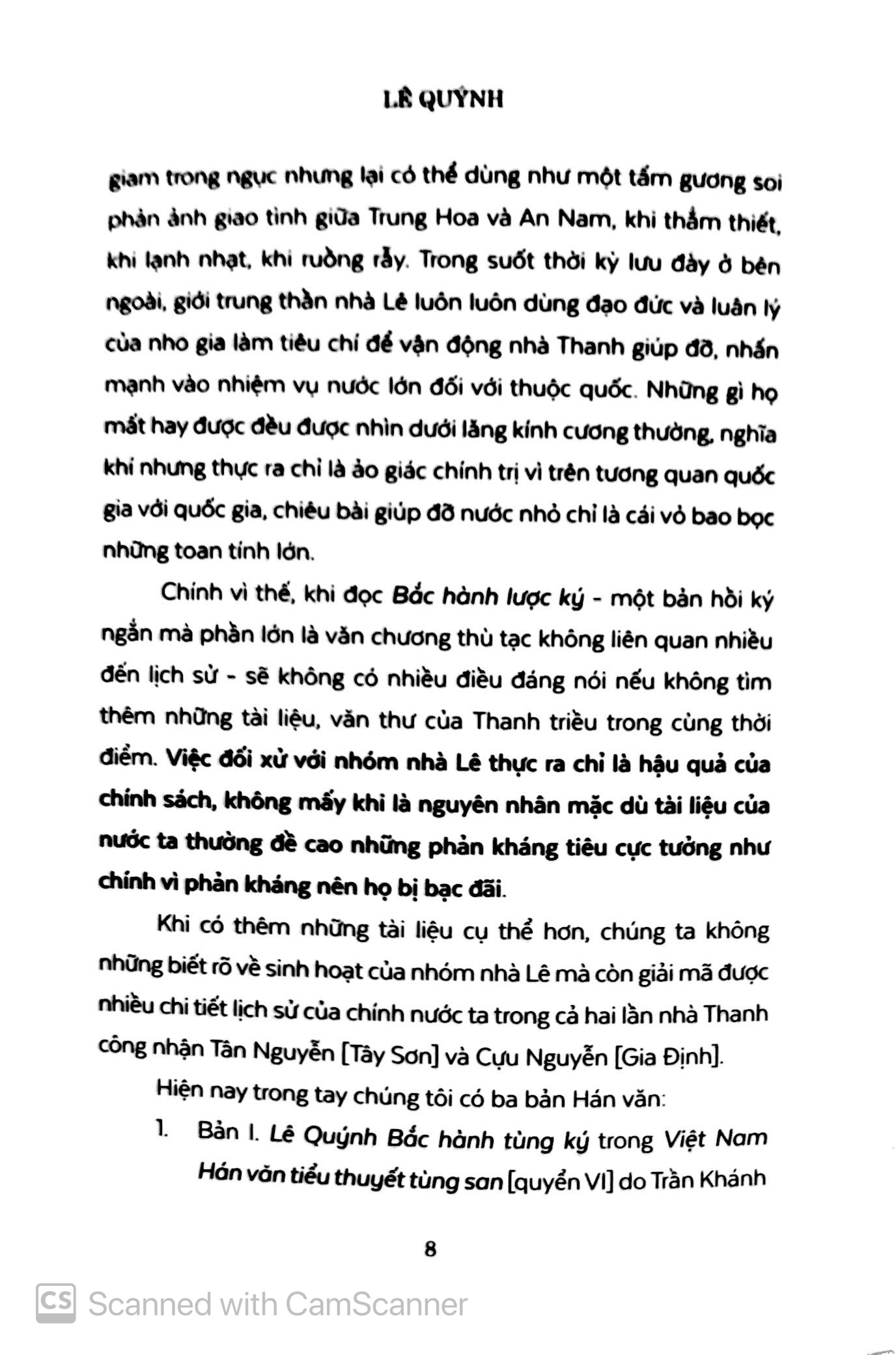 bắc hành lược ký