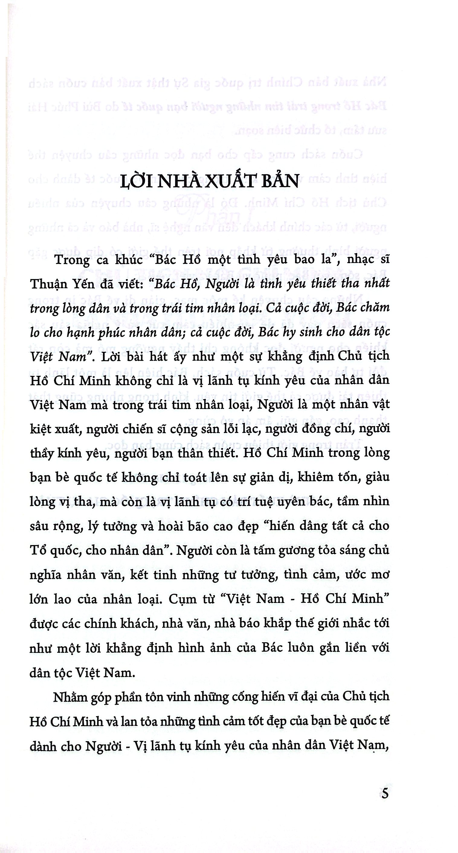 Bác Hồ Trong Trái Tim Những Người Bạn Quốc Tế (Xuất Bản Lần Thứ Hai)
