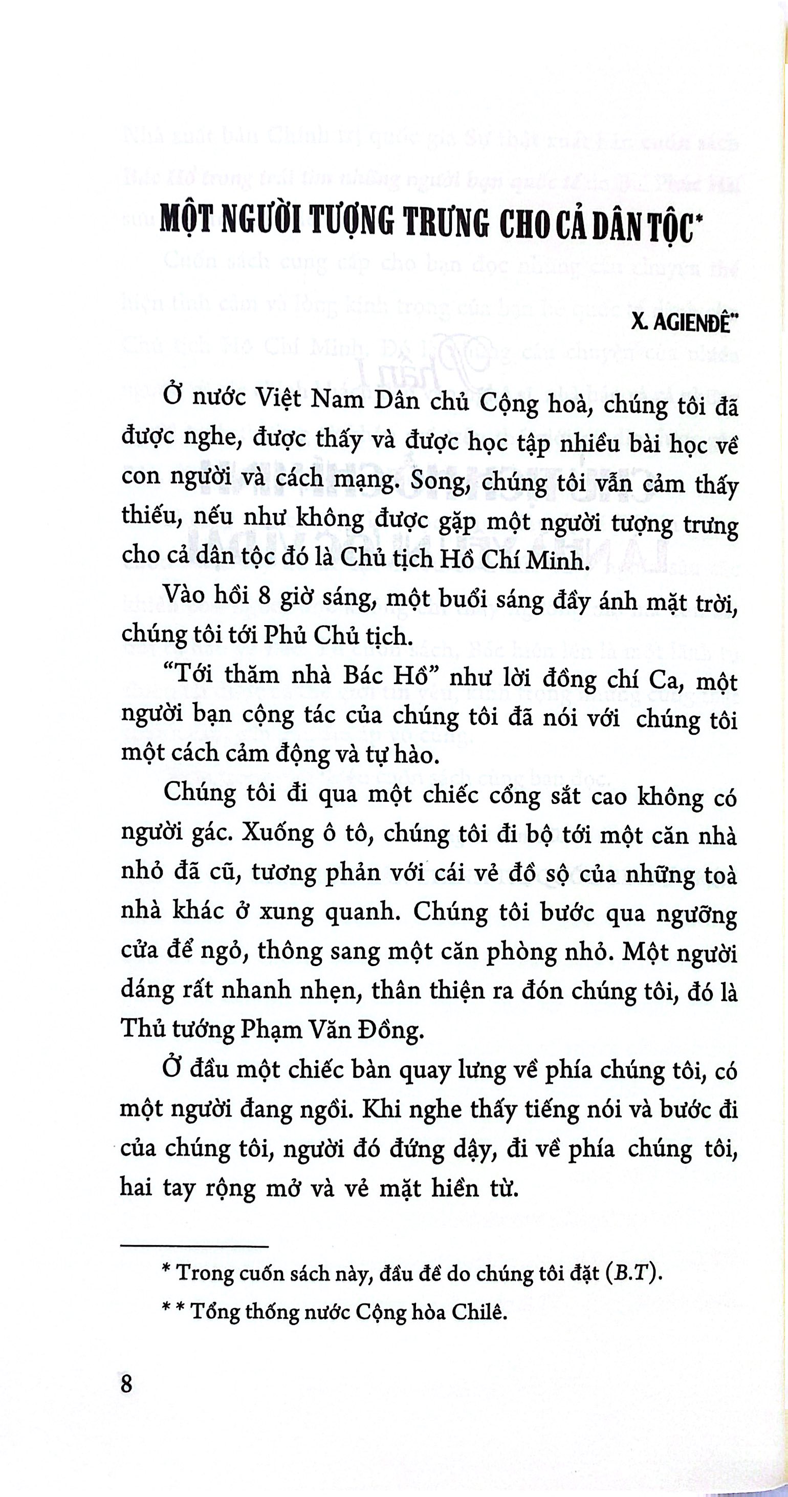 Bác Hồ Trong Trái Tim Những Người Bạn Quốc Tế (Xuất Bản Lần Thứ Hai)