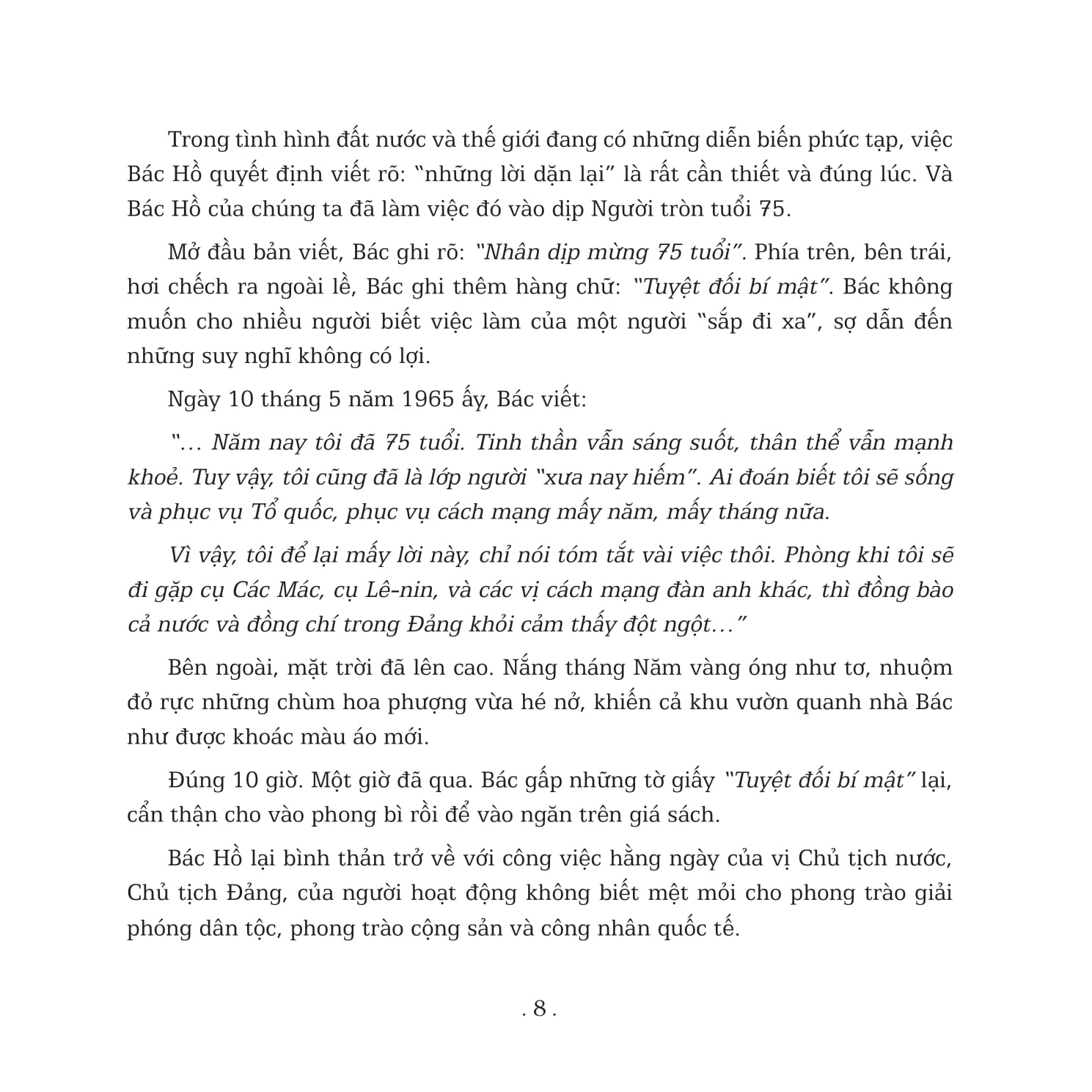 bác hồ viết di chúc và di chúc của bác hồ (tái bản 2023)