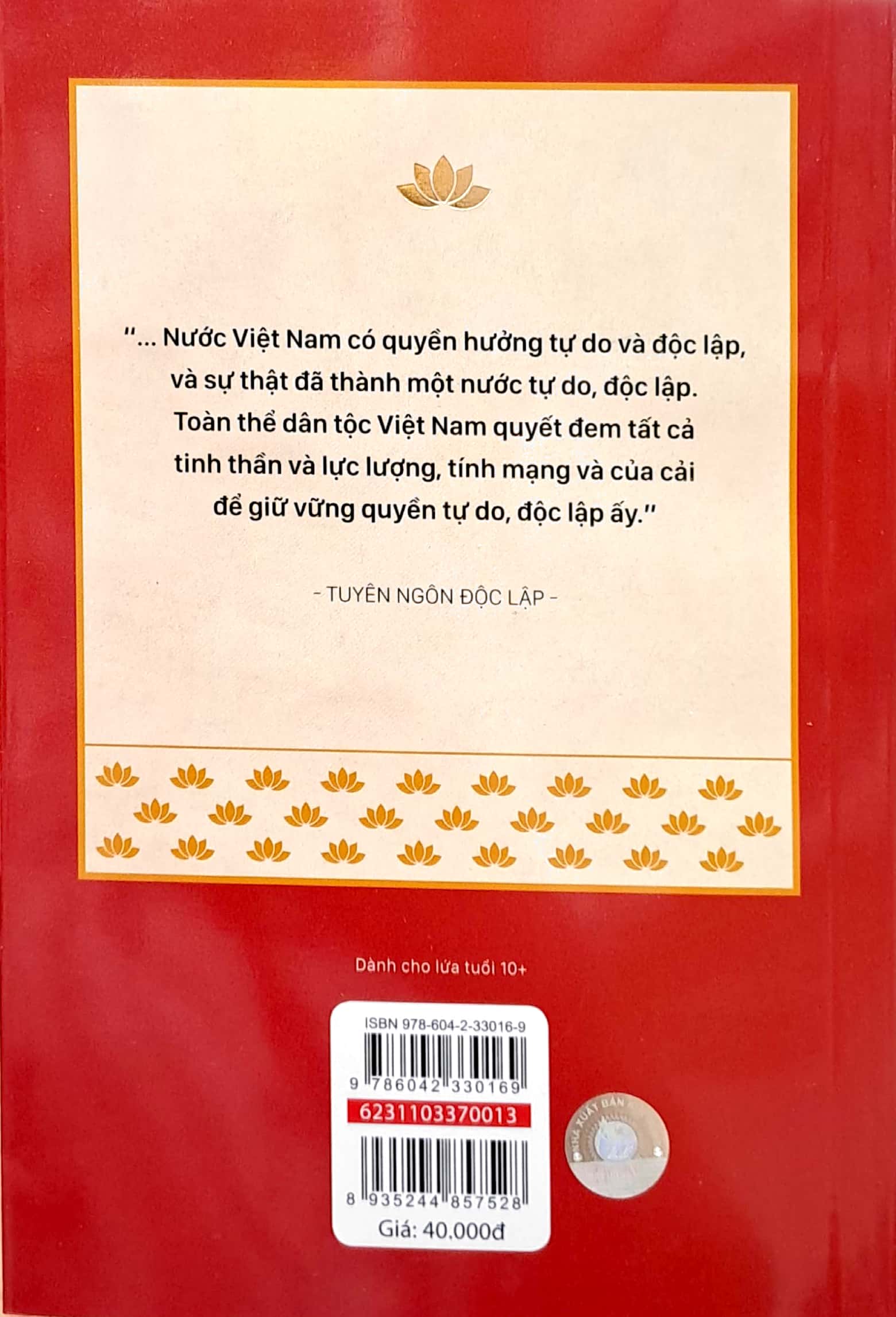 bác hồ viết tuyên ngôn độc lập