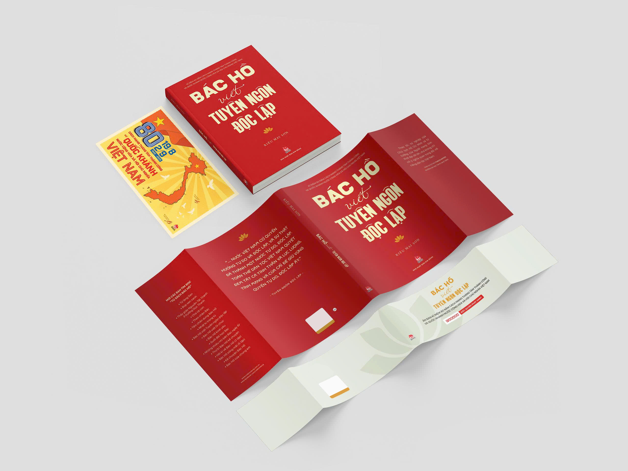 Bac Ho Viet Tuyen Ngon Doc Lap - An Ban Ki Niem 80 Nam Quoc Khanh - Tang Kem Postcard - Doc Quyen Fahasa