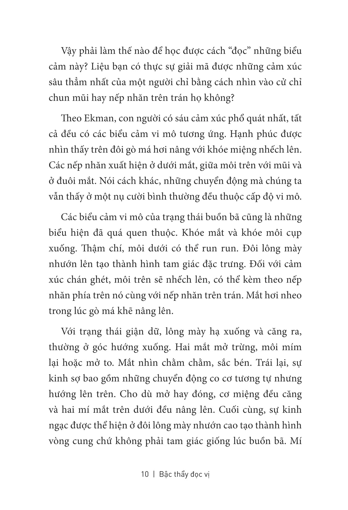 bậc thầy đọc vị