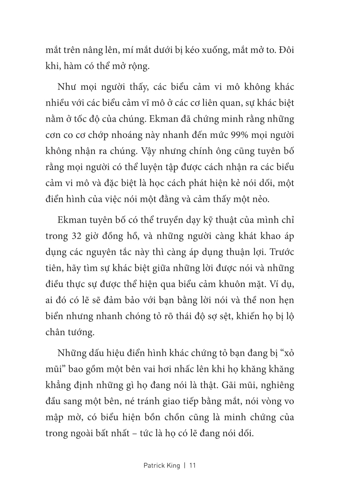 bậc thầy đọc vị