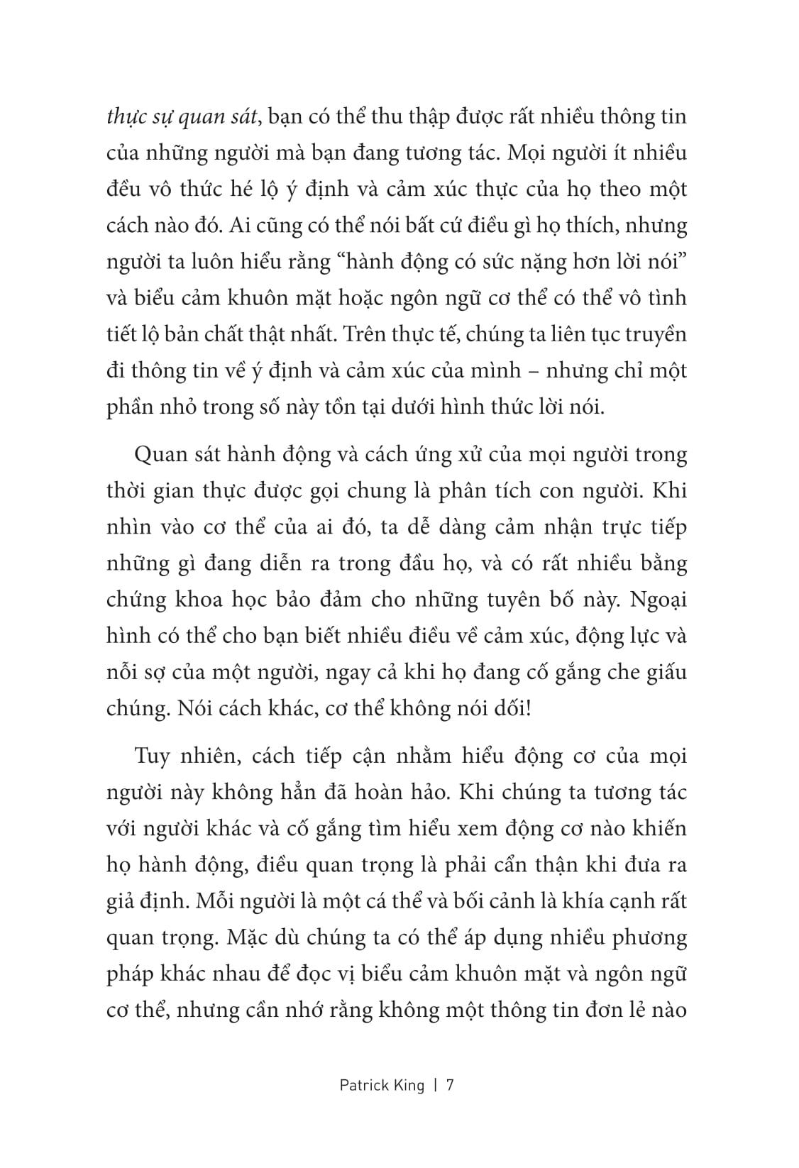 bậc thầy đọc vị