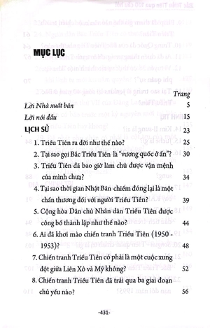 bắc triều tiên qua 100 câu hỏi