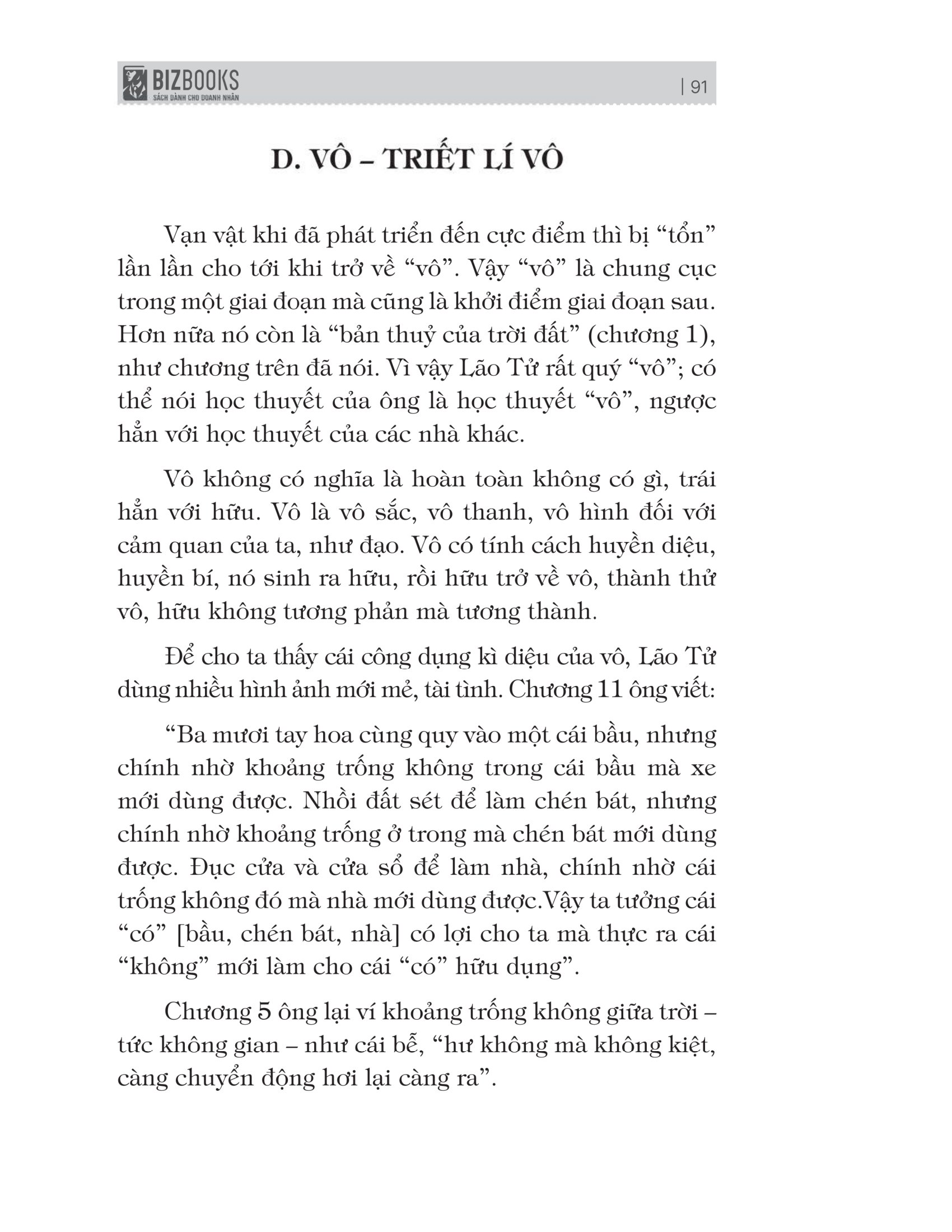bách gia tranh minh - lão tử đạo đức kinh