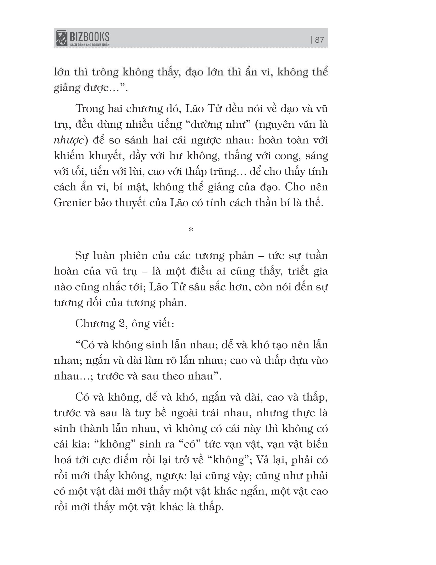 bách gia tranh minh - lão tử đạo đức kinh