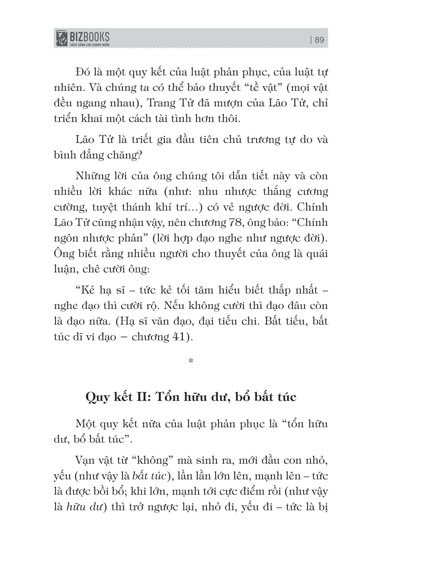 bách gia tranh minh - lão tử đạo đức kinh