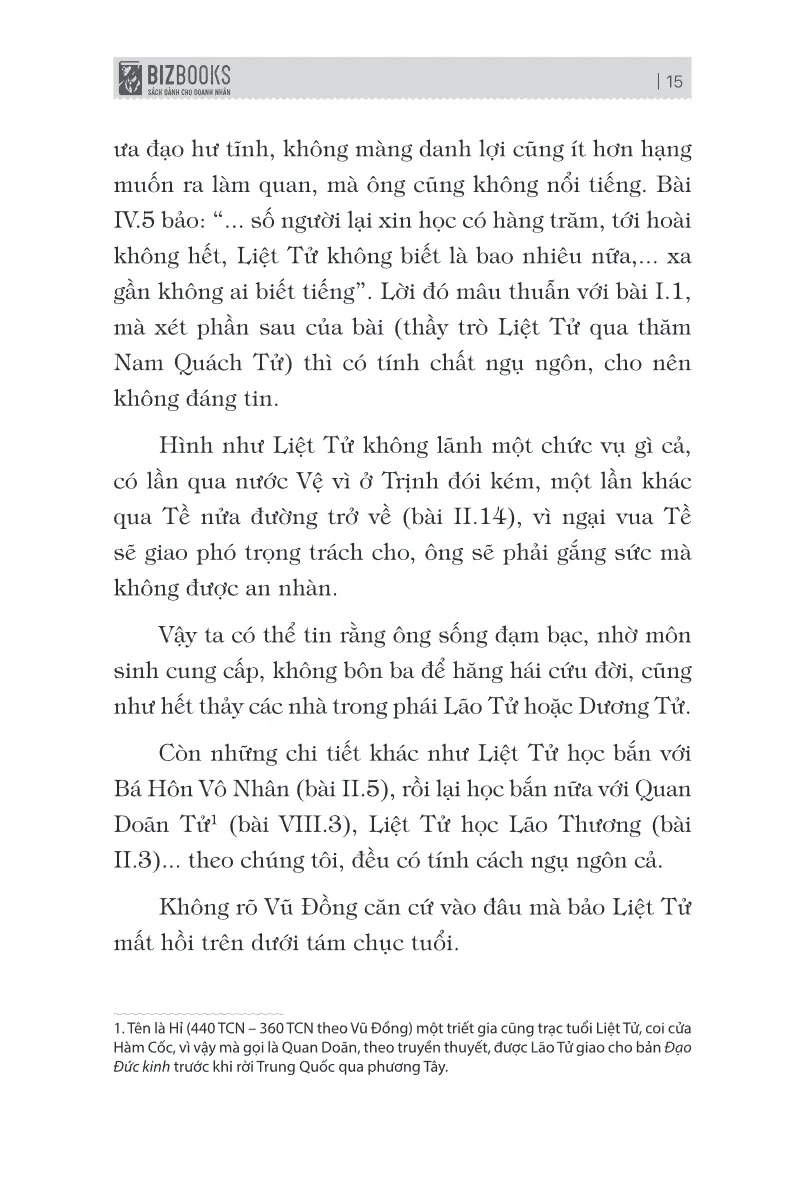 Bách Gia Tranh Minh - Liệt Tử Và Dương Tử (Tái Bản 2026)
