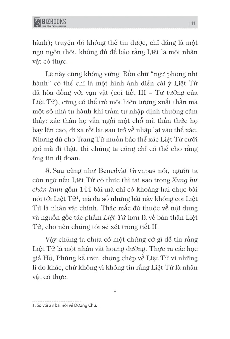 Bách Gia Tranh Minh - Liệt Tử Và Dương Tử (Tái Bản 2026)