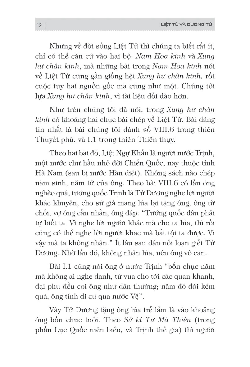 Bách Gia Tranh Minh - Liệt Tử Và Dương Tử (Tái Bản 2026)