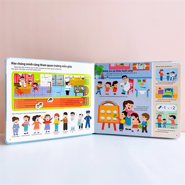 bách khoa kỹ năng sống đa tương tác - những hoạt động ở trường mẫu giáo giúp con vui vẻ đến lớp