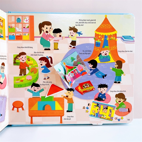 bách khoa kỹ năng sống đa tương tác - những hoạt động ở trường mẫu giáo giúp con vui vẻ đến lớp