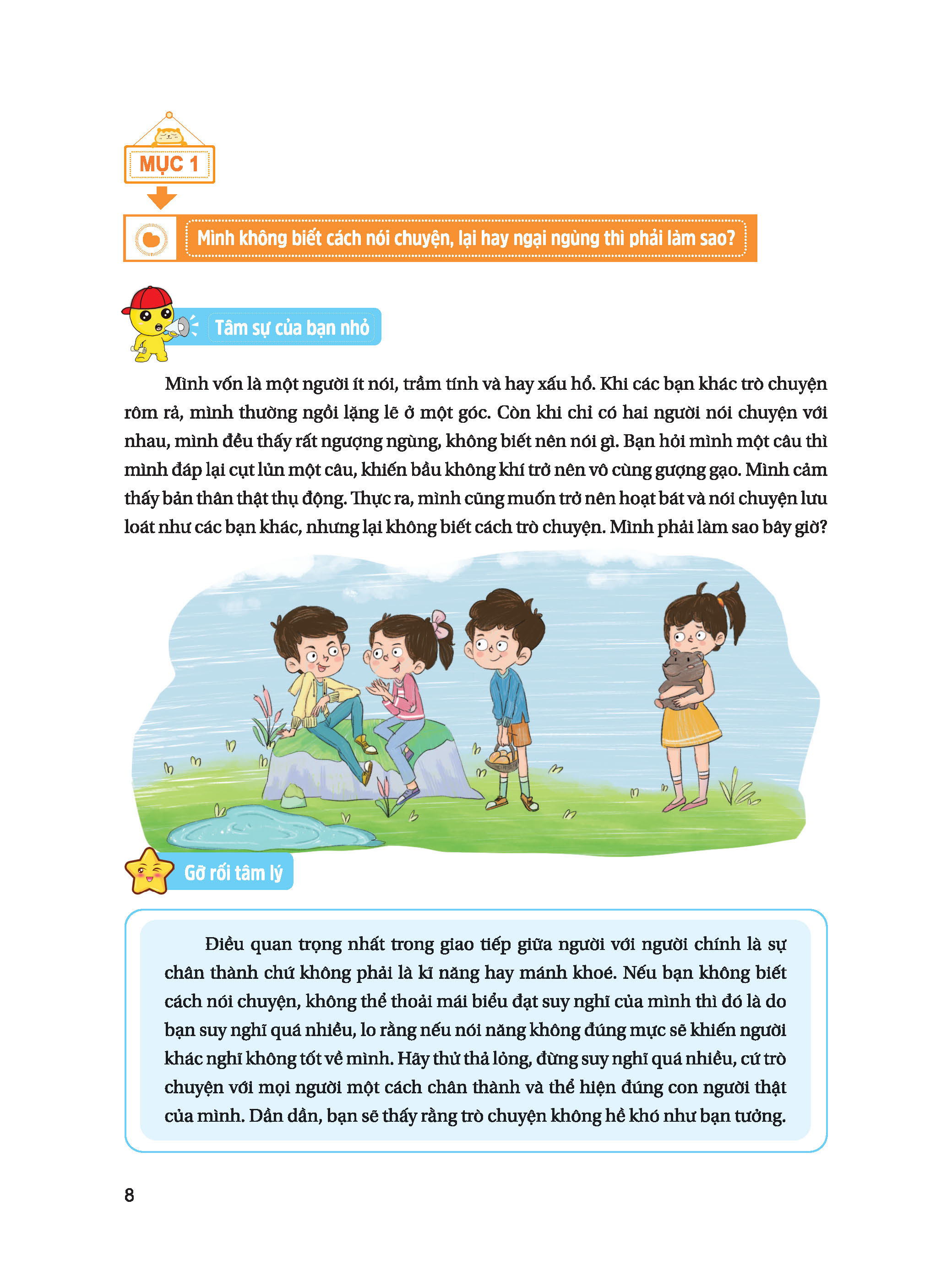 Bách Khoa Tâm Lý Dành Cho Trẻ Em - Bí Kíp Giao Tiếp - Tự Tin Bày Tỏ, Thêm Nhiều Bạn Vui
