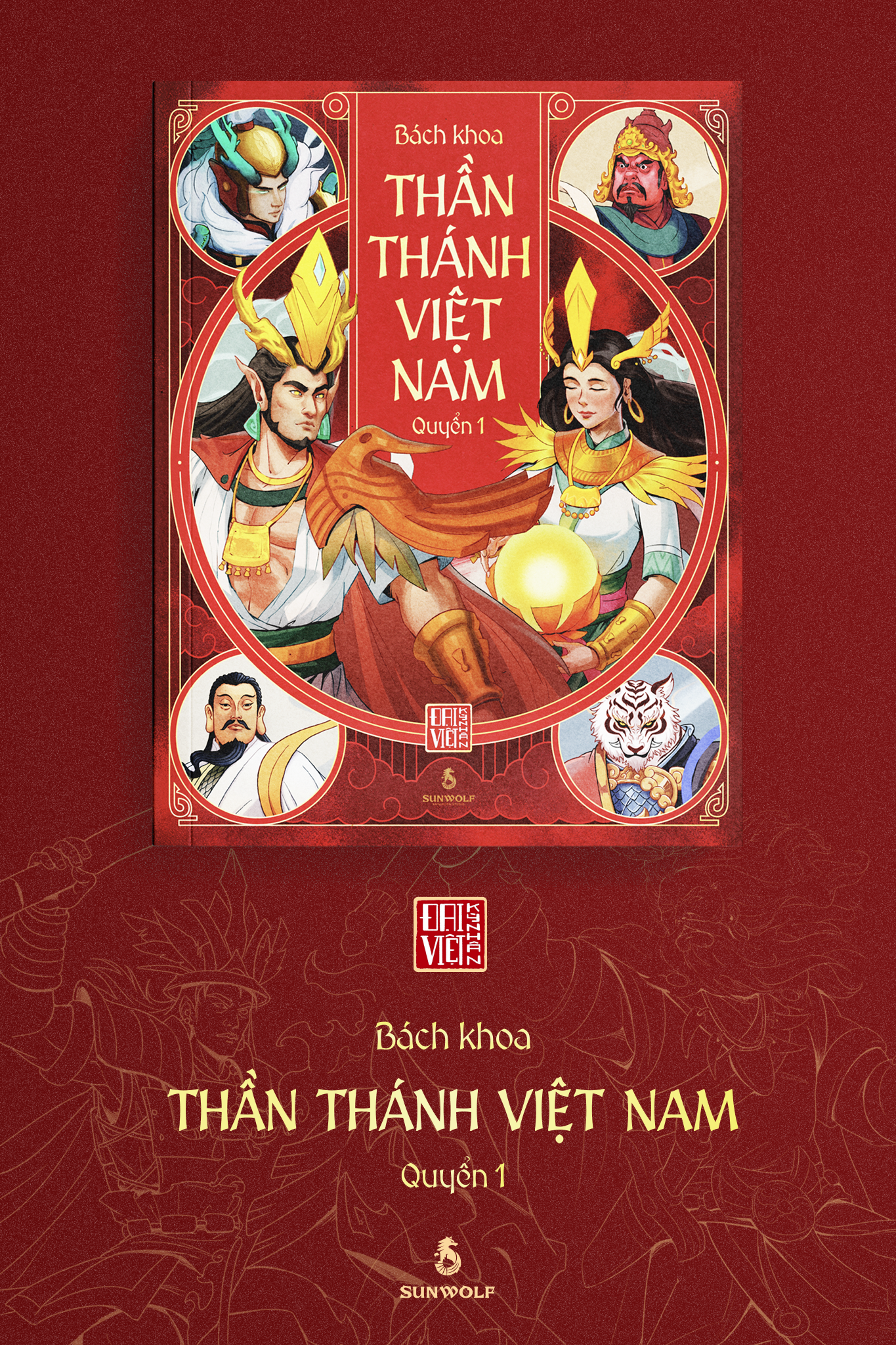 Bach Khoa Than Thanh Viet Nam - Quyen 1 - Ban Dac Biet - Tang Kem Set 9 Card Bo Goc