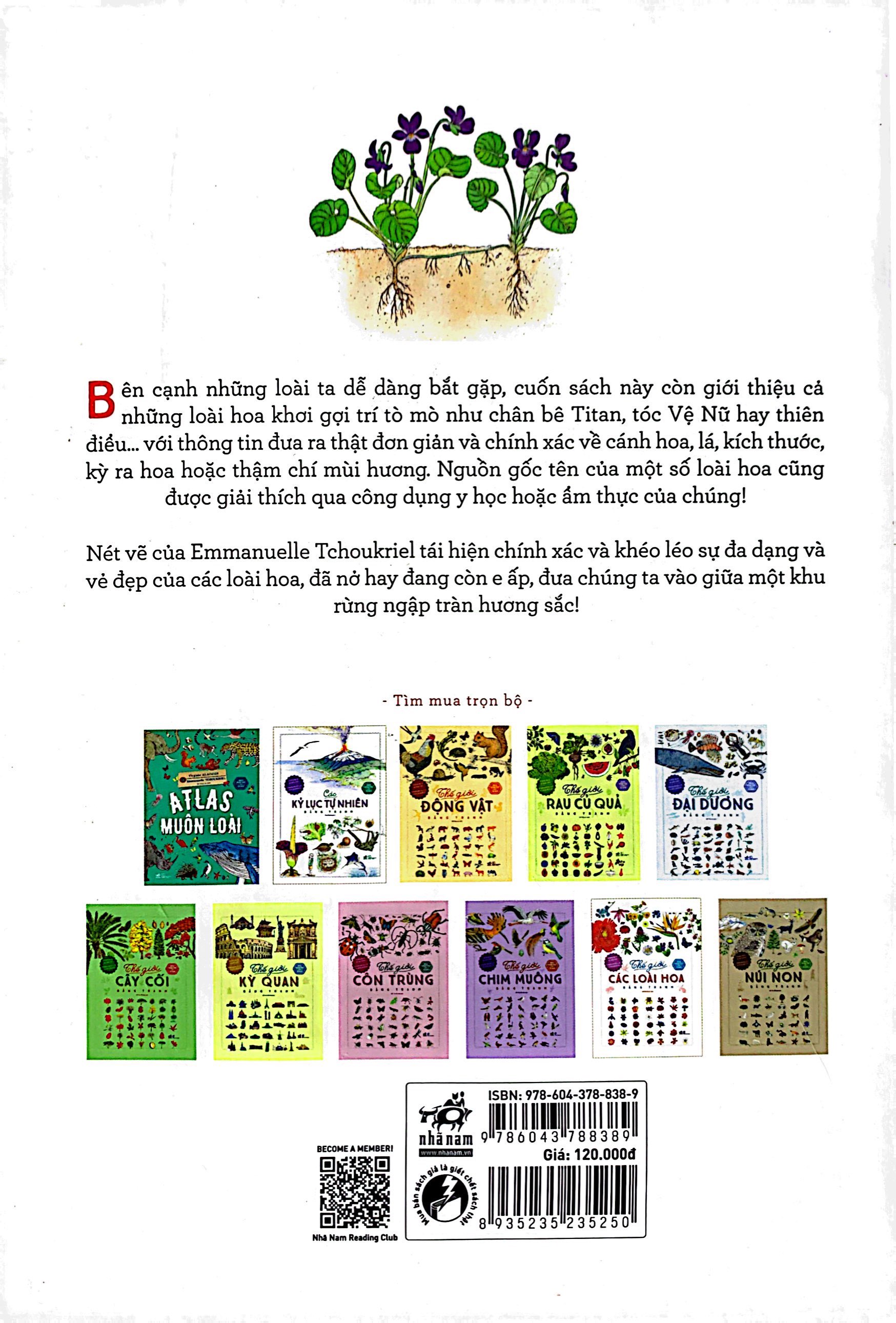 bách khoa thư cho cả nhà - thế giới các loài hoa bằng tranh