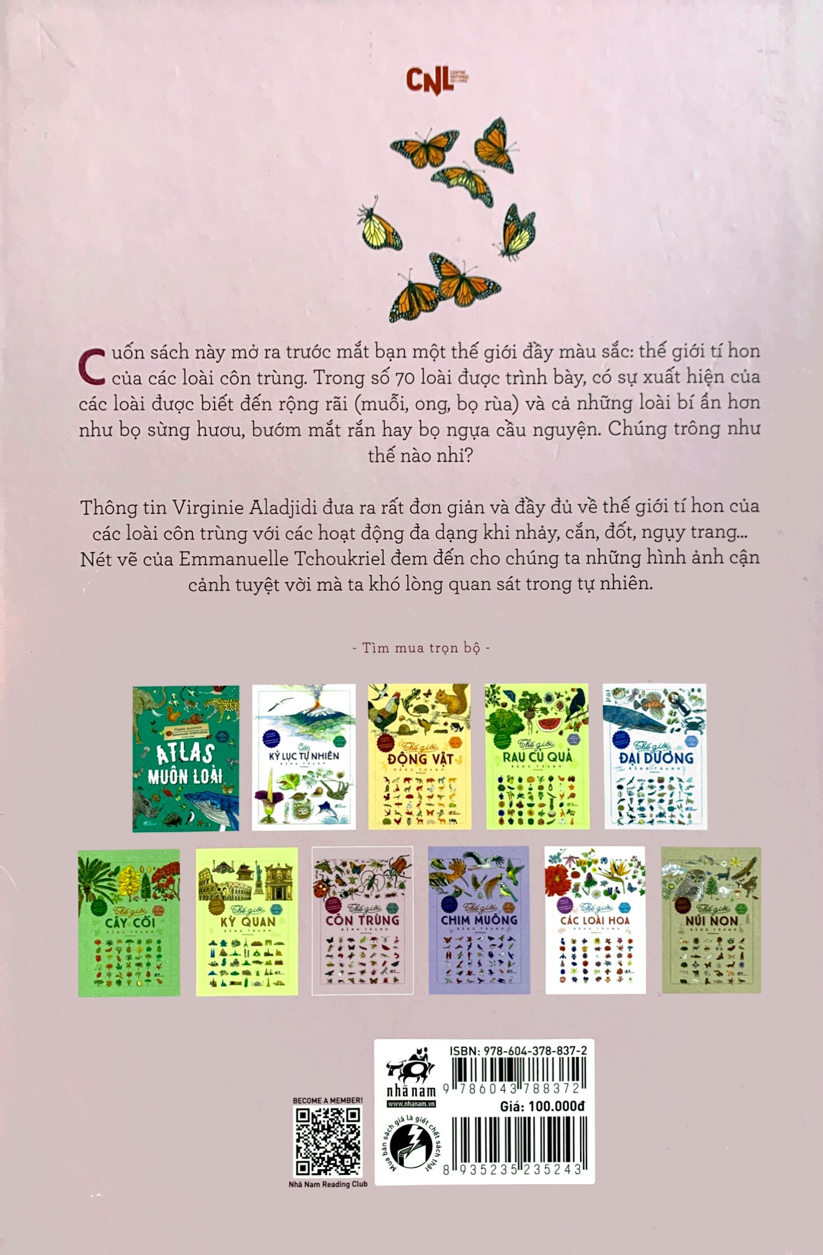 bách khoa thư cho cả nhà - thế giới côn trùng bằng tranh