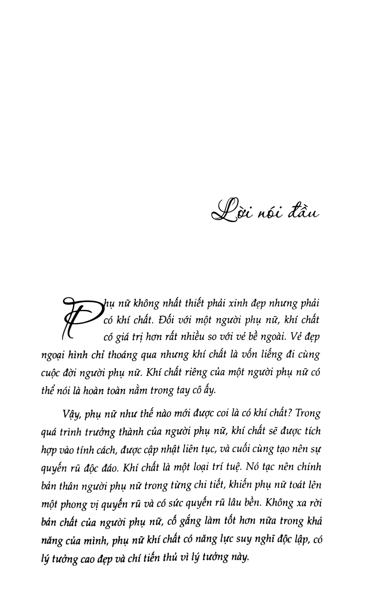 bách khoa thư dành cho phụ nữ - phụ nữ đẹp ở khí chất